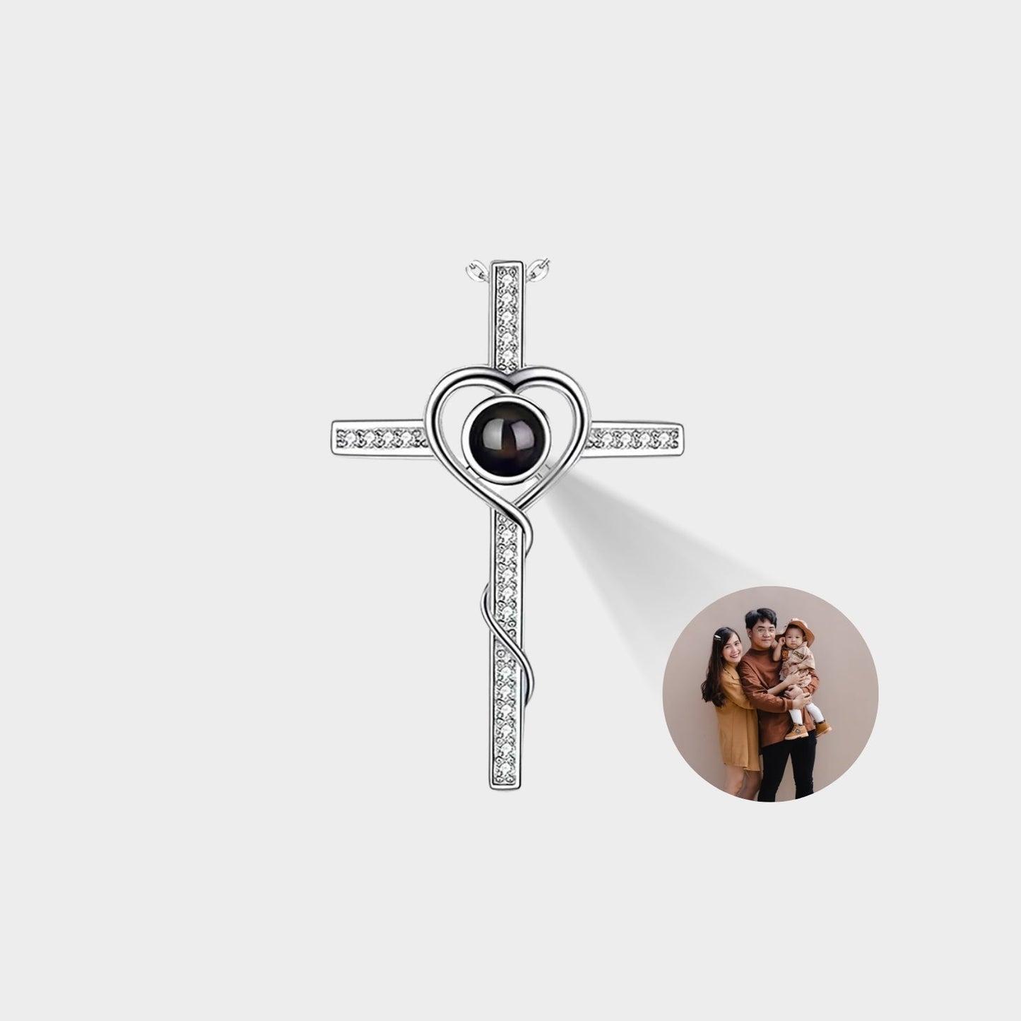 Custom Photo Projection Pendants & Charms
