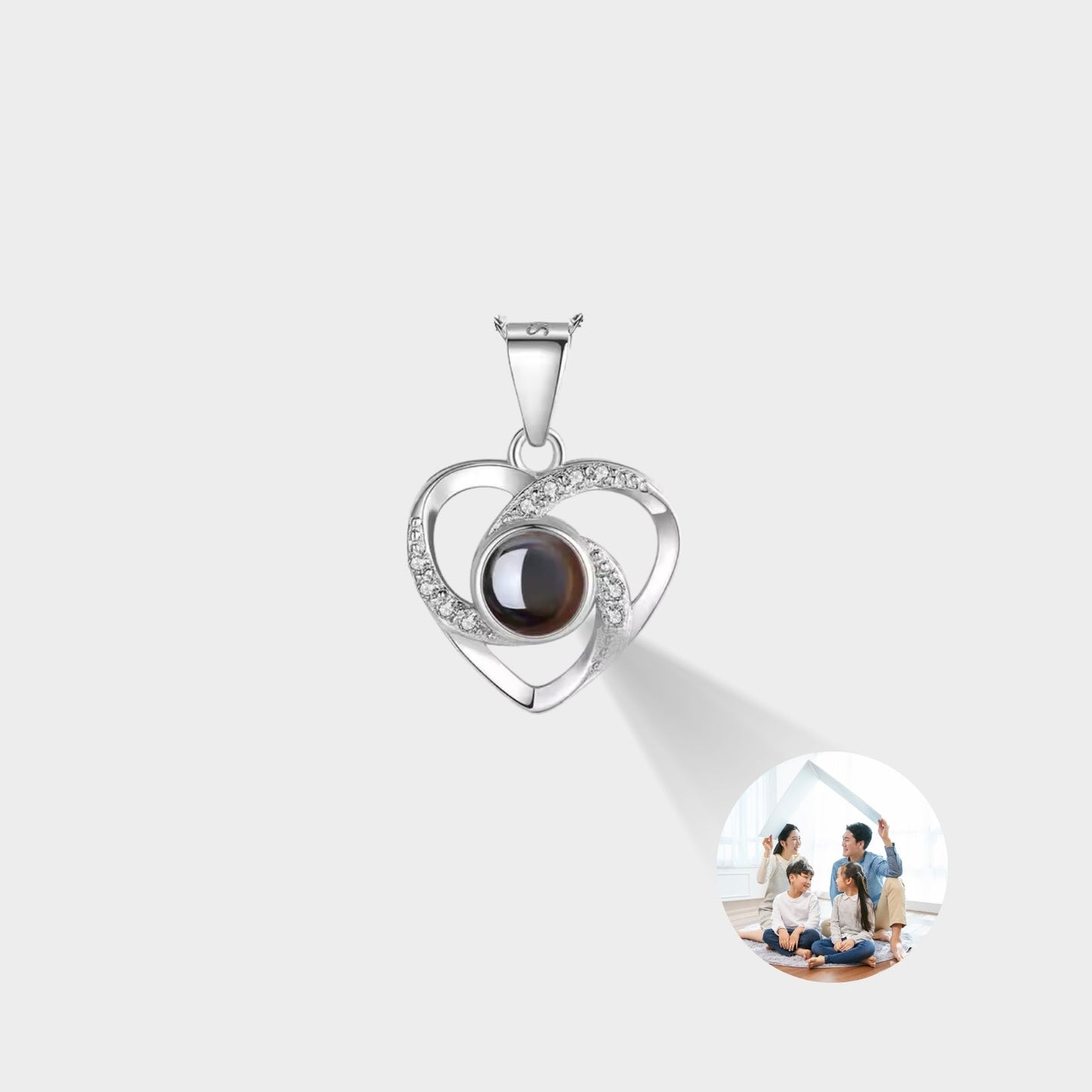 Custom Photo Projection Pendants & Charms