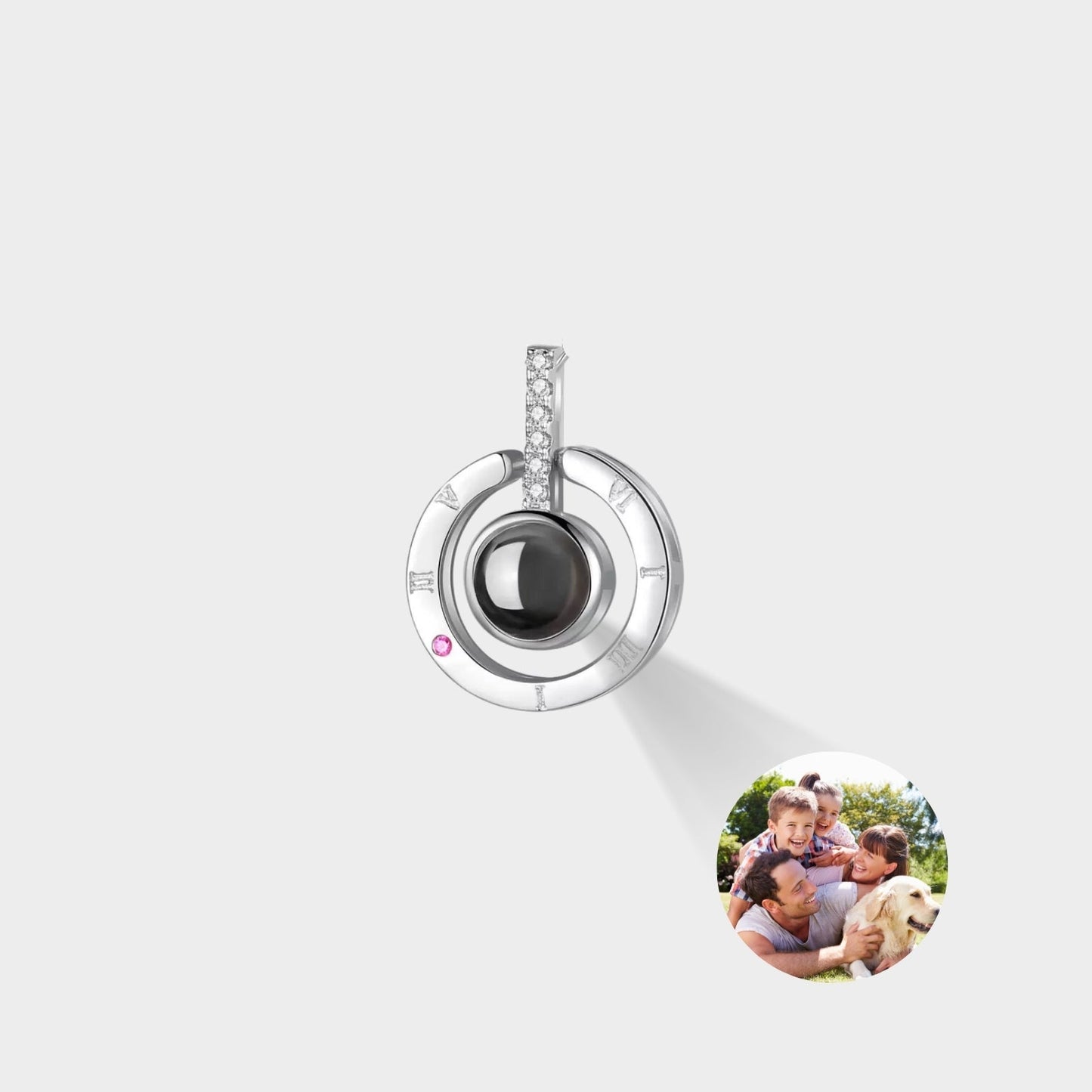 Custom Photo Projection Pendants & Charms