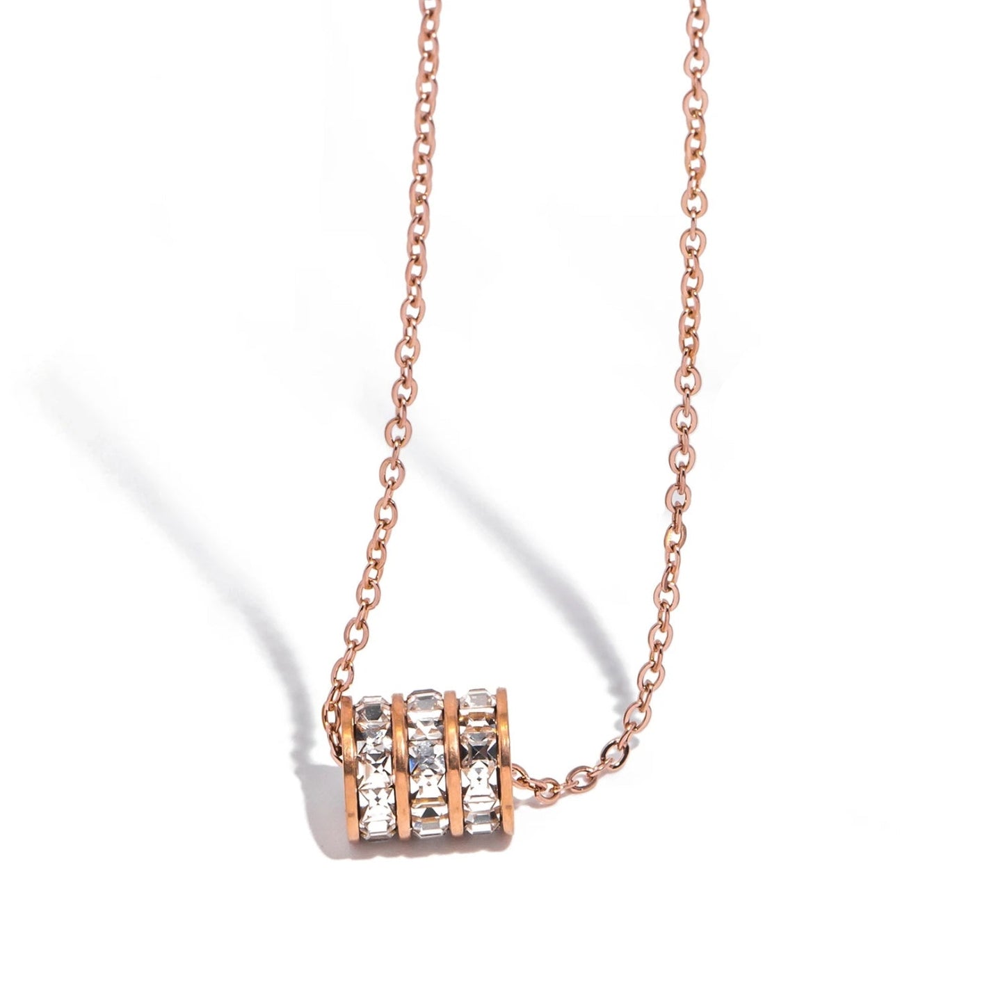 Cylindrical Pendant Necklace