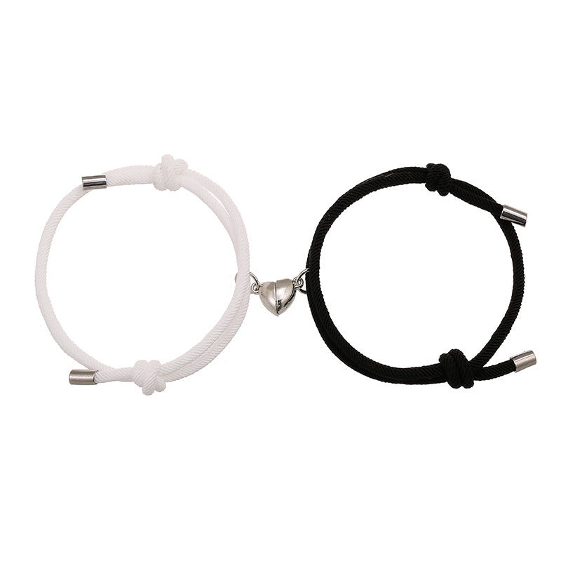 Pulsera magnética de amor para parejas, 2 unidades