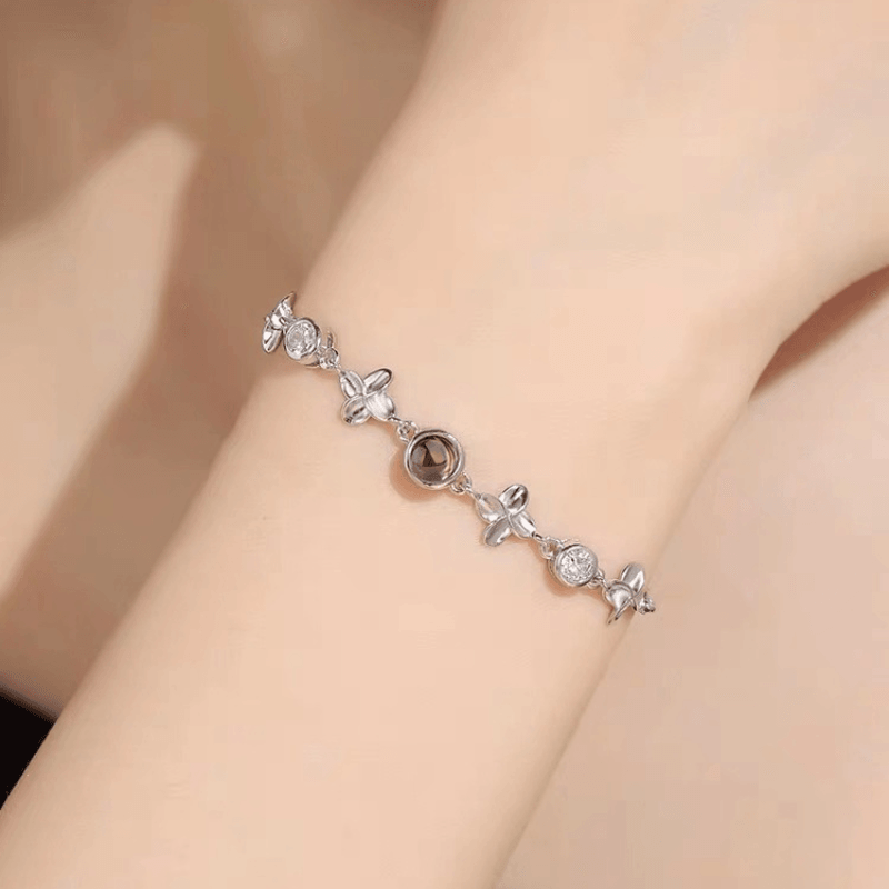 Lucky Clover Photo Projection Bracelet