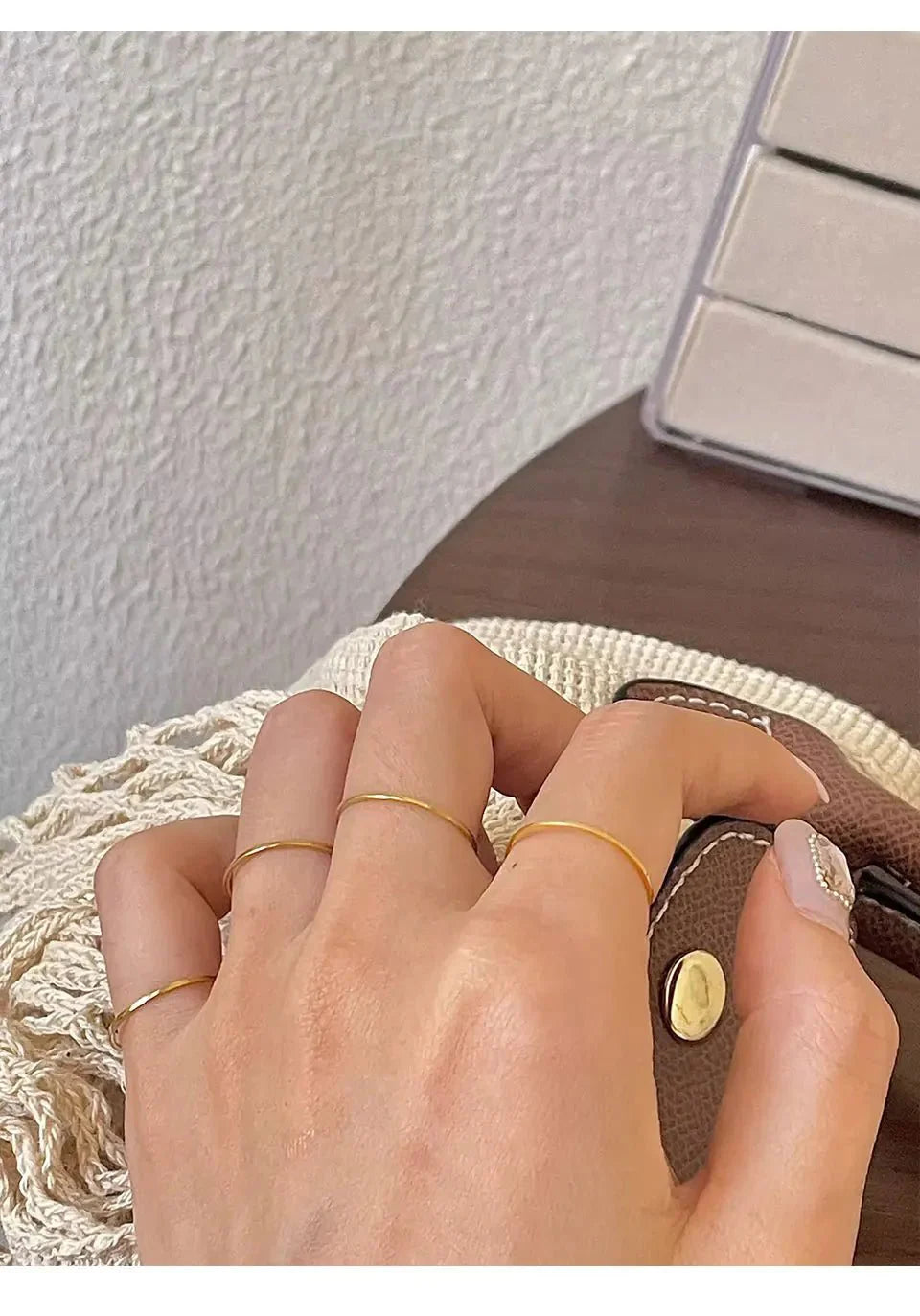 Dainty 18 Gold & Silver Rings