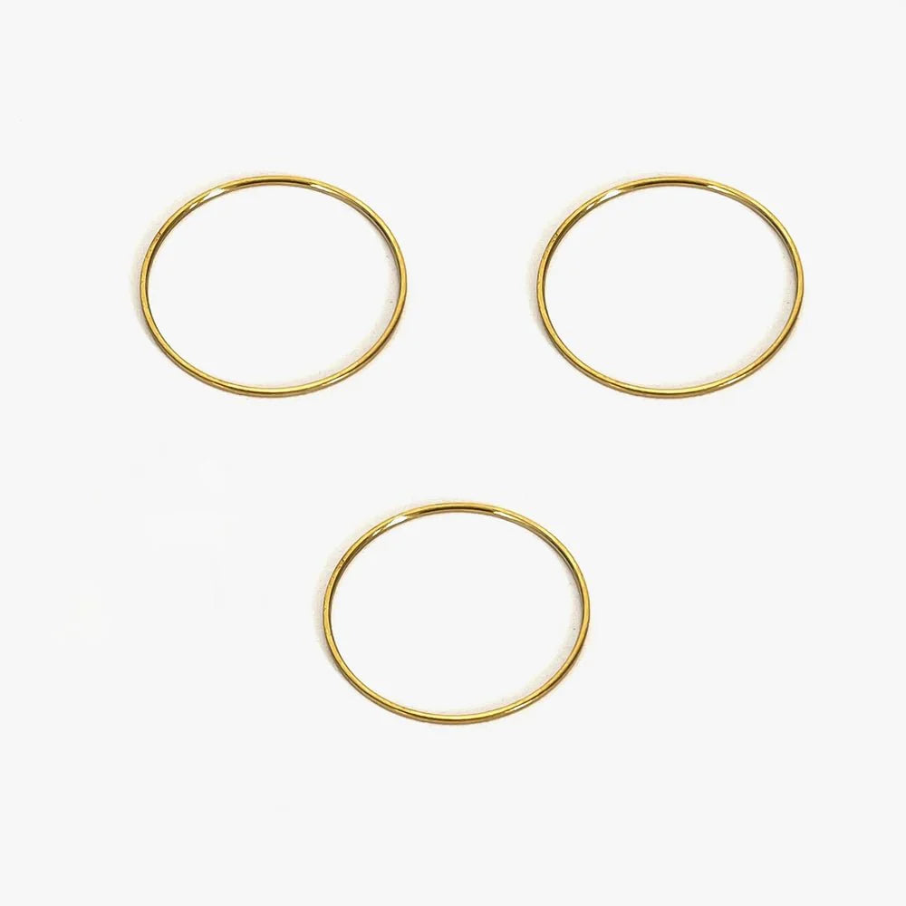 Dainty 18 Gold & Silver Rings