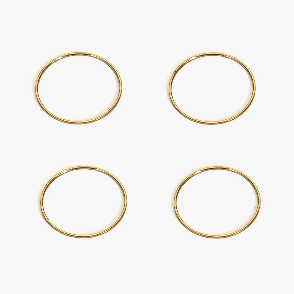 Dainty 18 Gold & Silver Rings