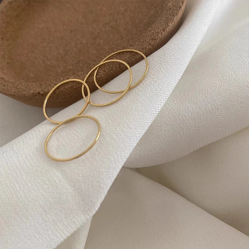 Dainty 18 Gold & Silver Rings