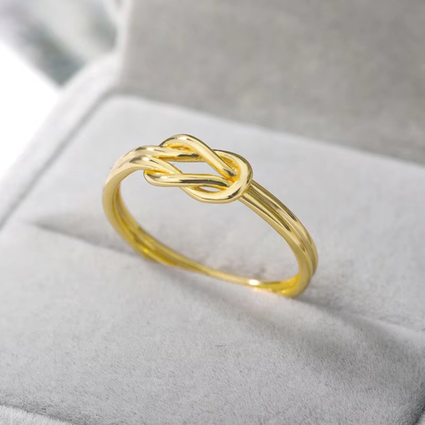 Double Love Knot Ring