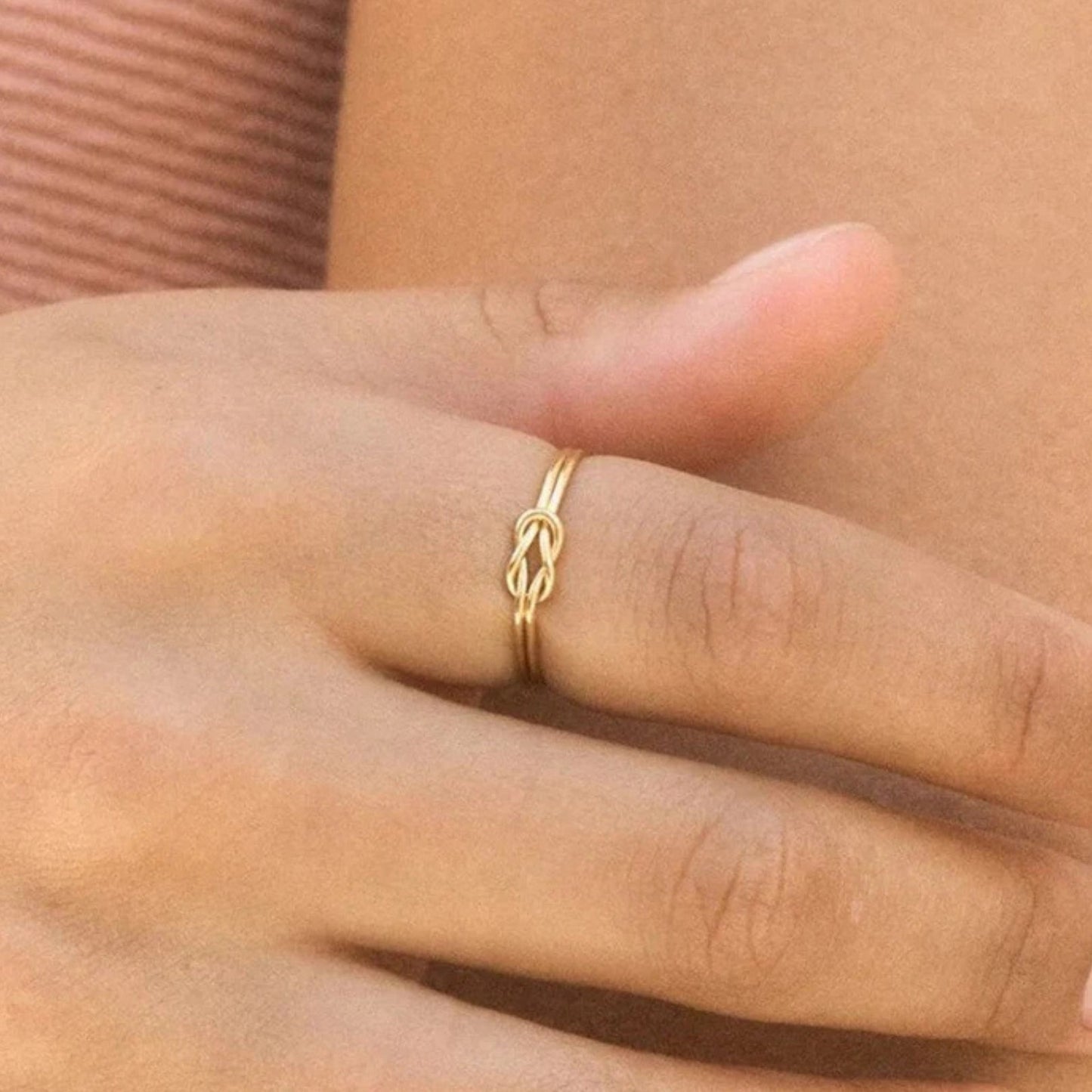 Double Love Knot Ring