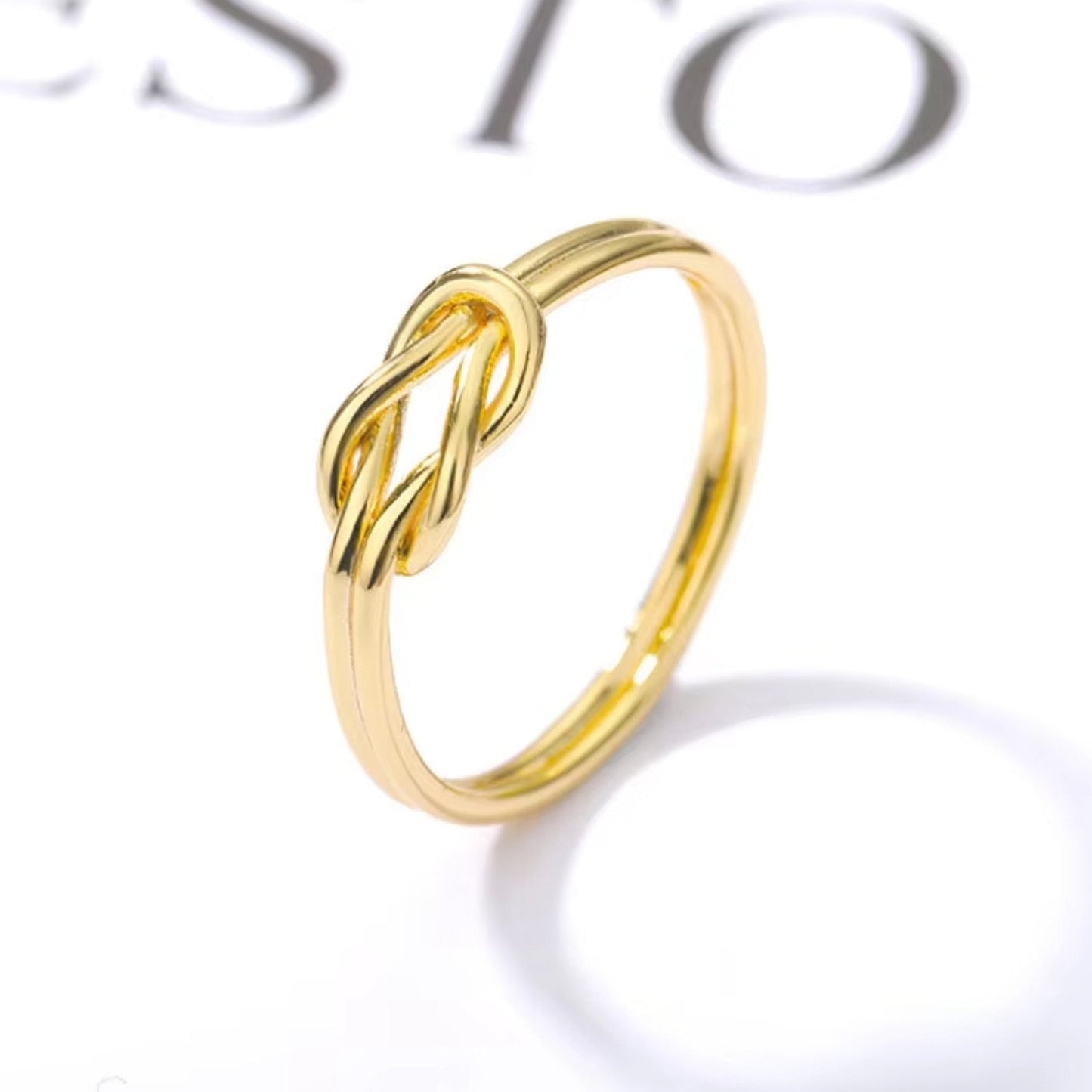 Double Love Knot Ring