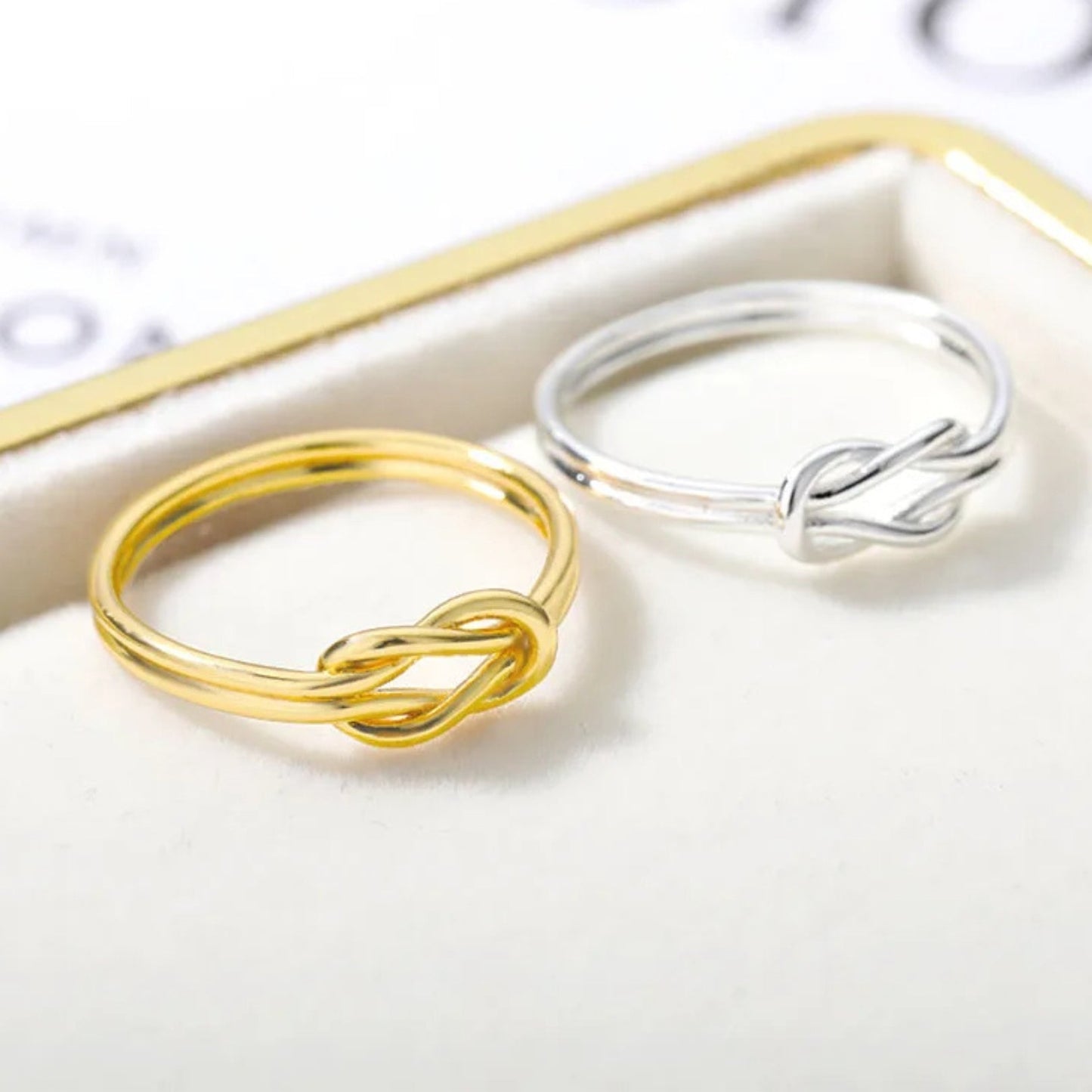 Double Love Knot Ring