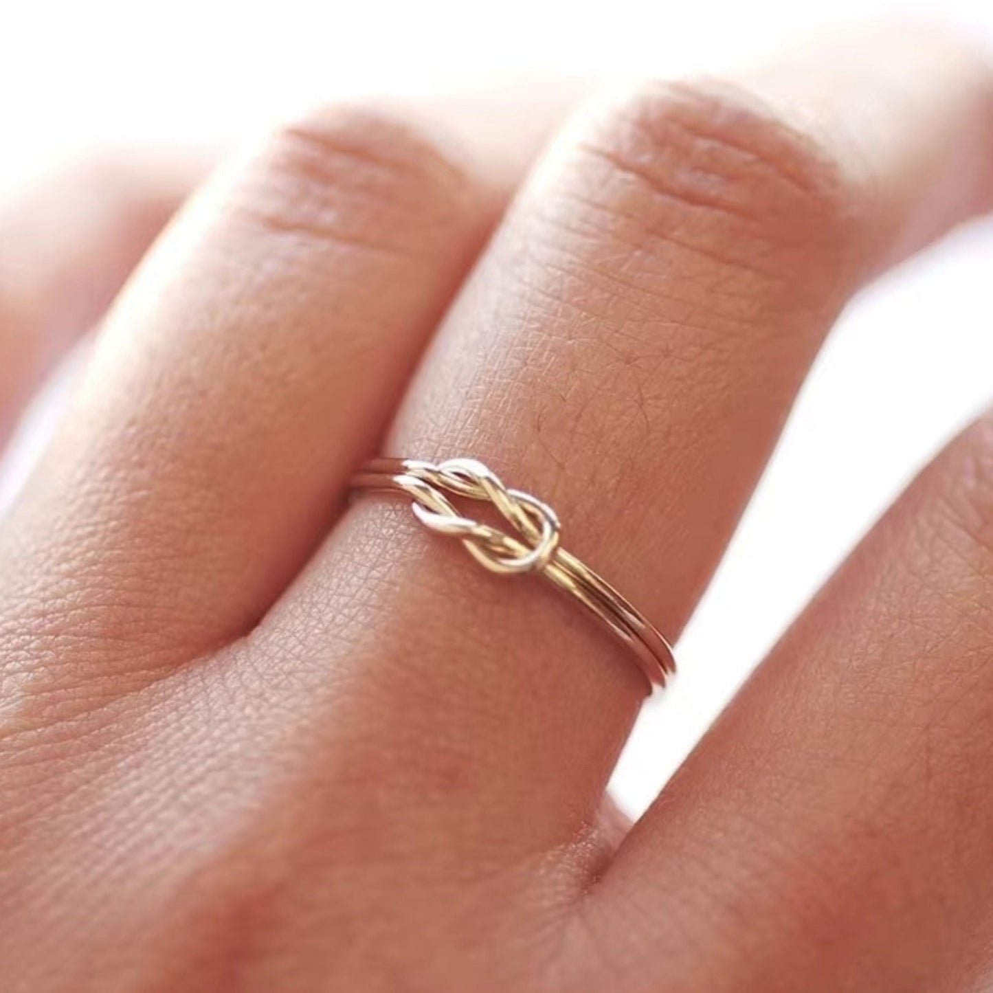 Double Love Knot Ring