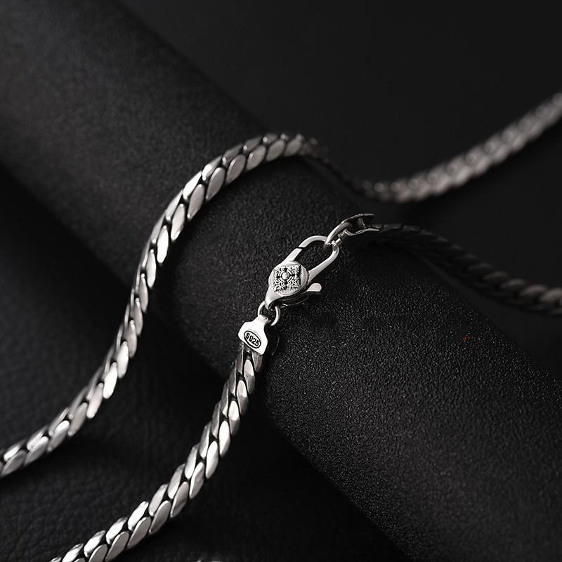 Buddha Steine Doppel Dorje Vajra Stärke Punk Kupfer Kette Armband Halskette