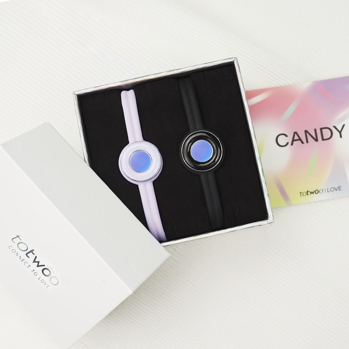 Candy Original Touch Bracelets (Black+Purple) - Touch Bling