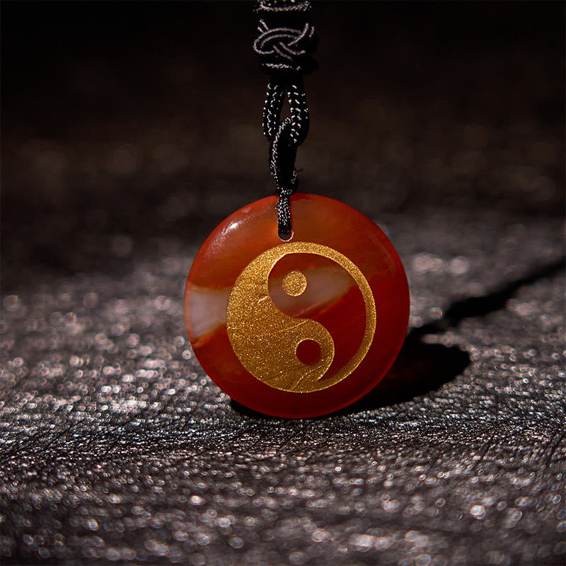 Collar con colgante espiritual Yin Yang, piedras de Buda, varios cristales, amatista, ojo de tigre, aventurina verde