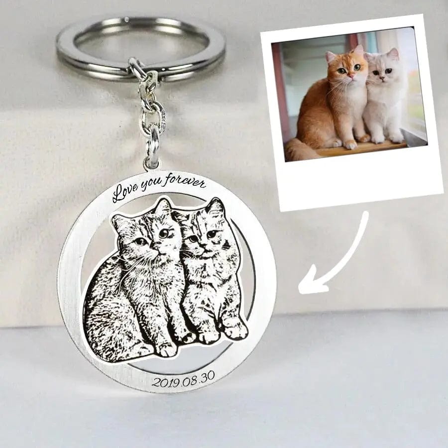 Collar y llavero grabados: añade tu foto