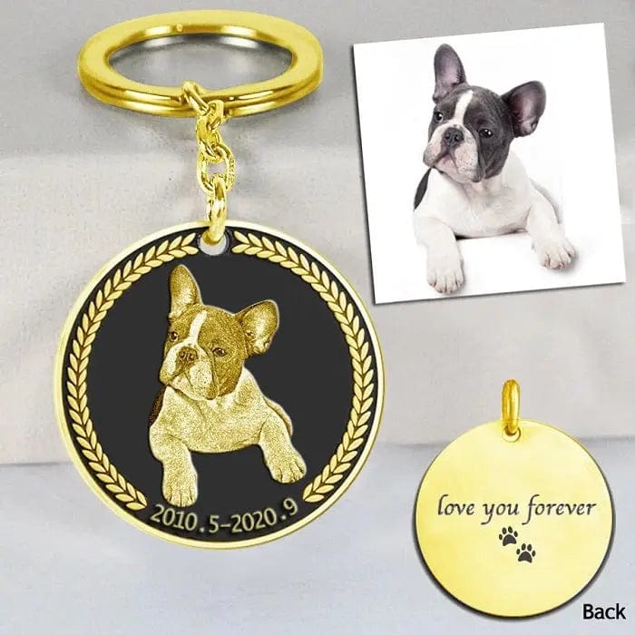 Collar y llavero grabados: añade tu foto