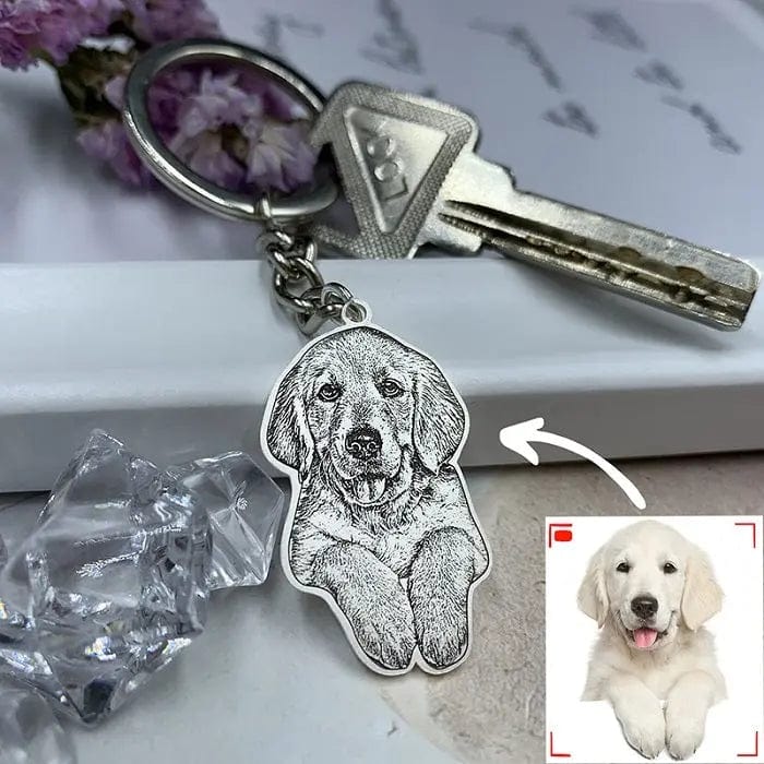 Collar y llavero grabados: añade tu foto