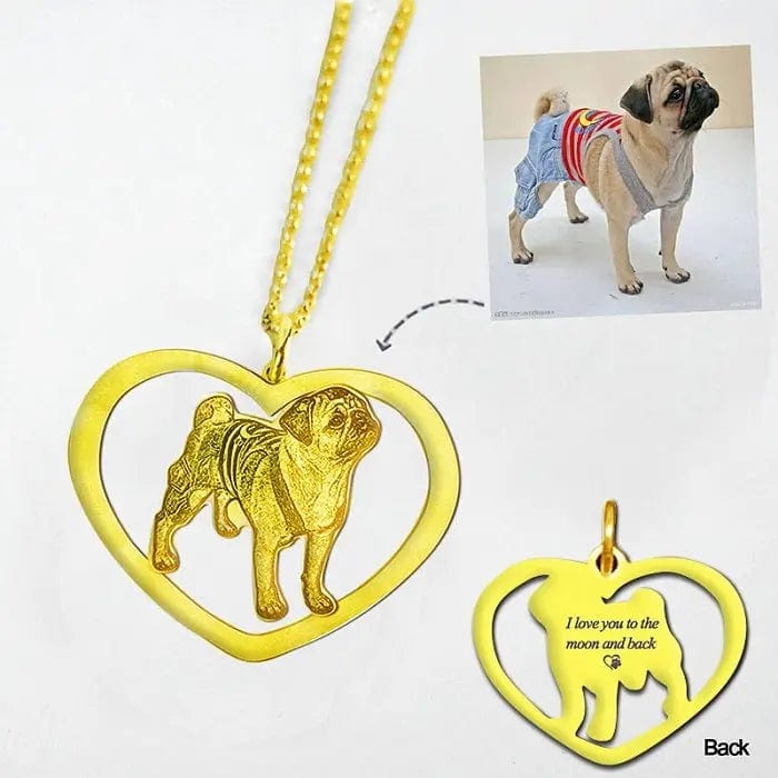 Collar y llavero grabados: añade tu foto