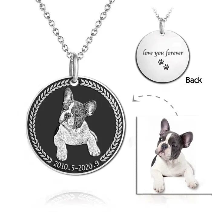 Collar y llavero grabados: añade tu foto