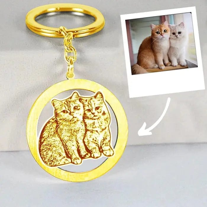 Collar y llavero grabados: añade tu foto