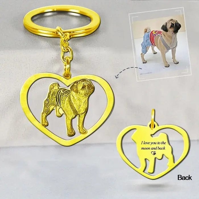 Collar y llavero grabados: añade tu foto