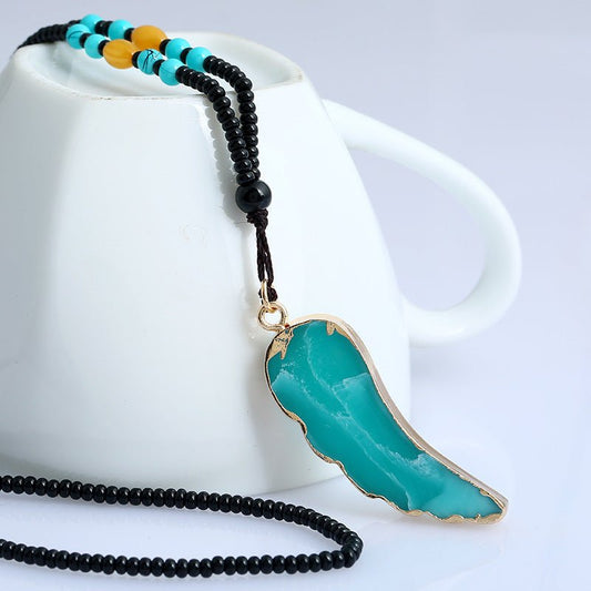 Ethnic Natural Turquoise Necklace
