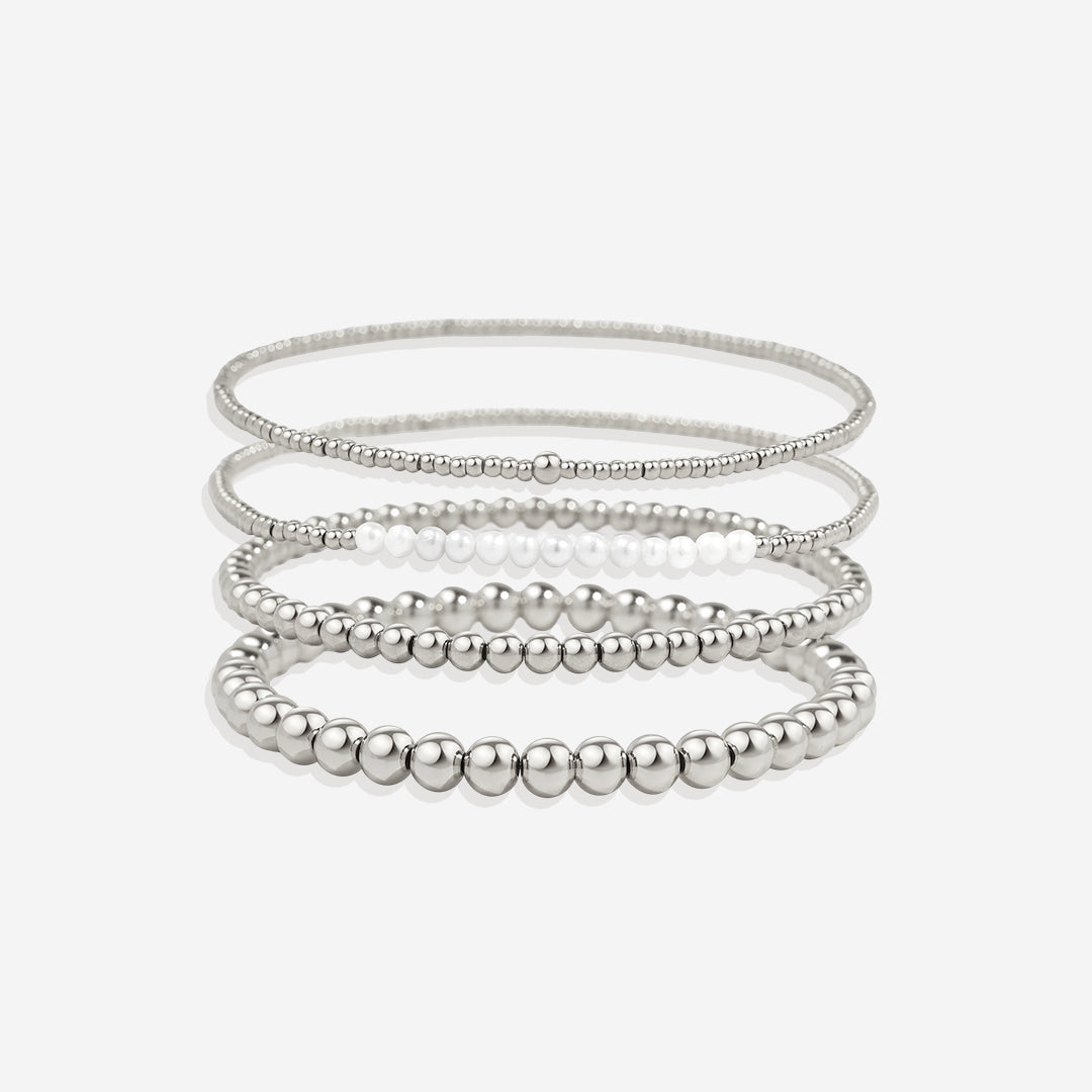 Everyday Pearls Bracelet Stacking Set