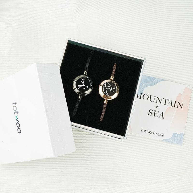 Mountain&Sea Touch Bracelets Set - Touch Bling