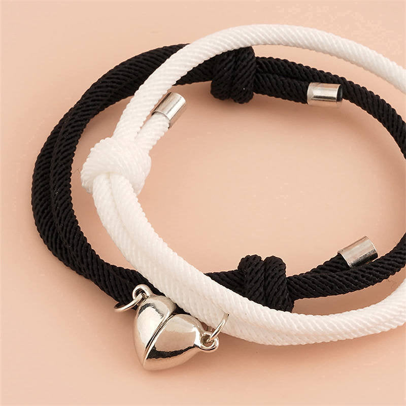 Pulsera magnética de amor para parejas, 2 unidades