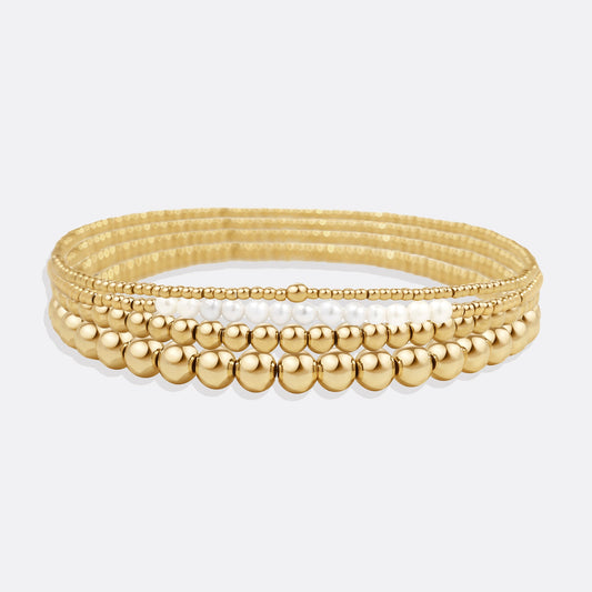 Everyday Pearls Bracelet Stacking Set