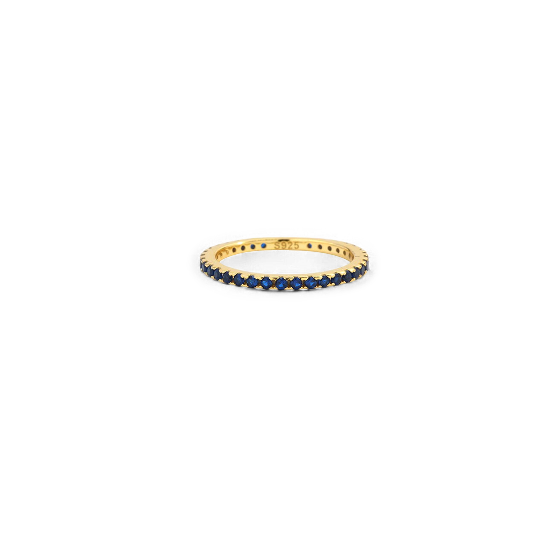 Birthstone Eternity Stacking Ring