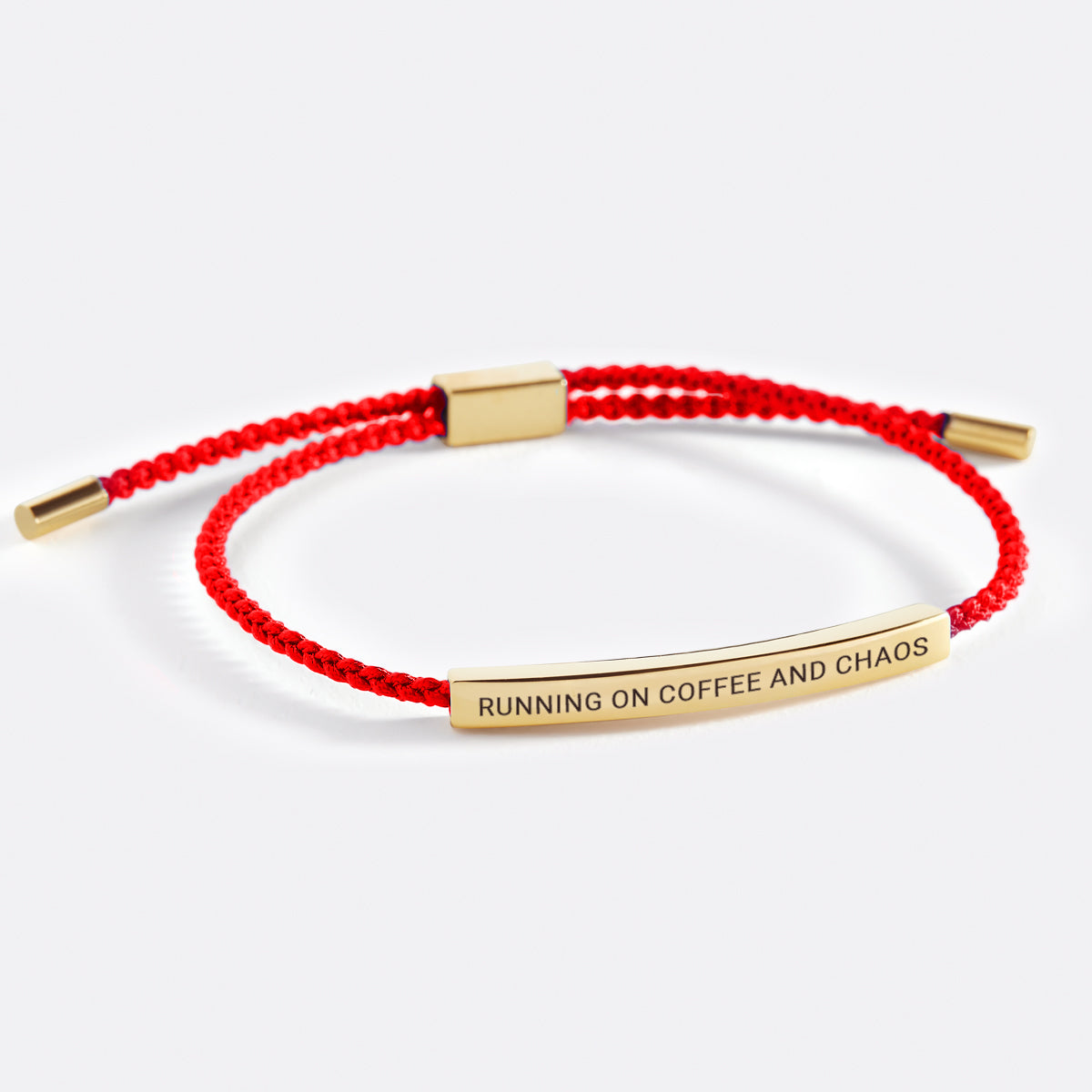Running on Coffee and Chaos Inspire Bracelet