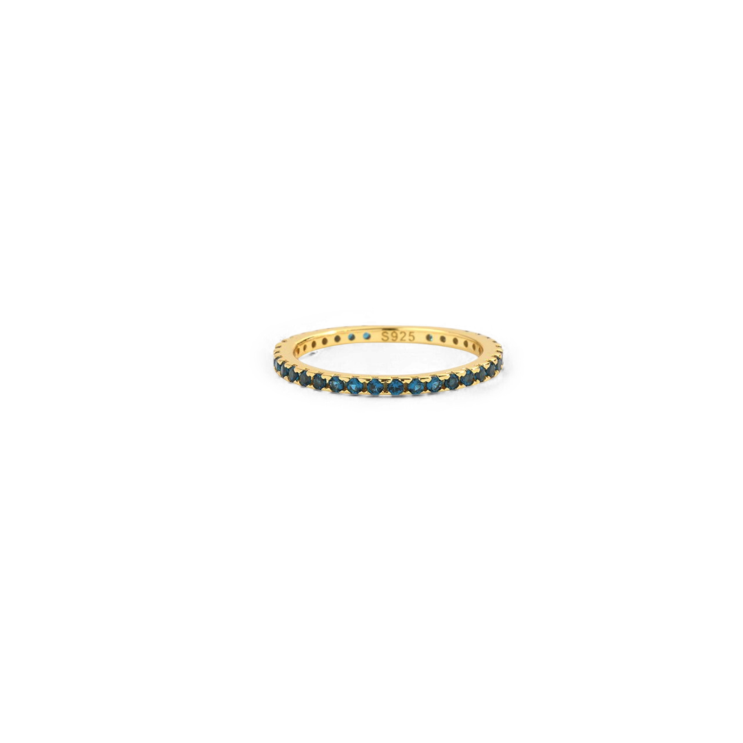 Birthstone Eternity Stacking Ring