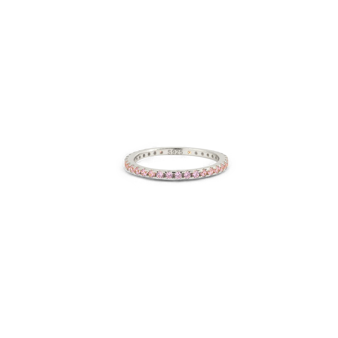 Birthstone Eternity Stacking Ring