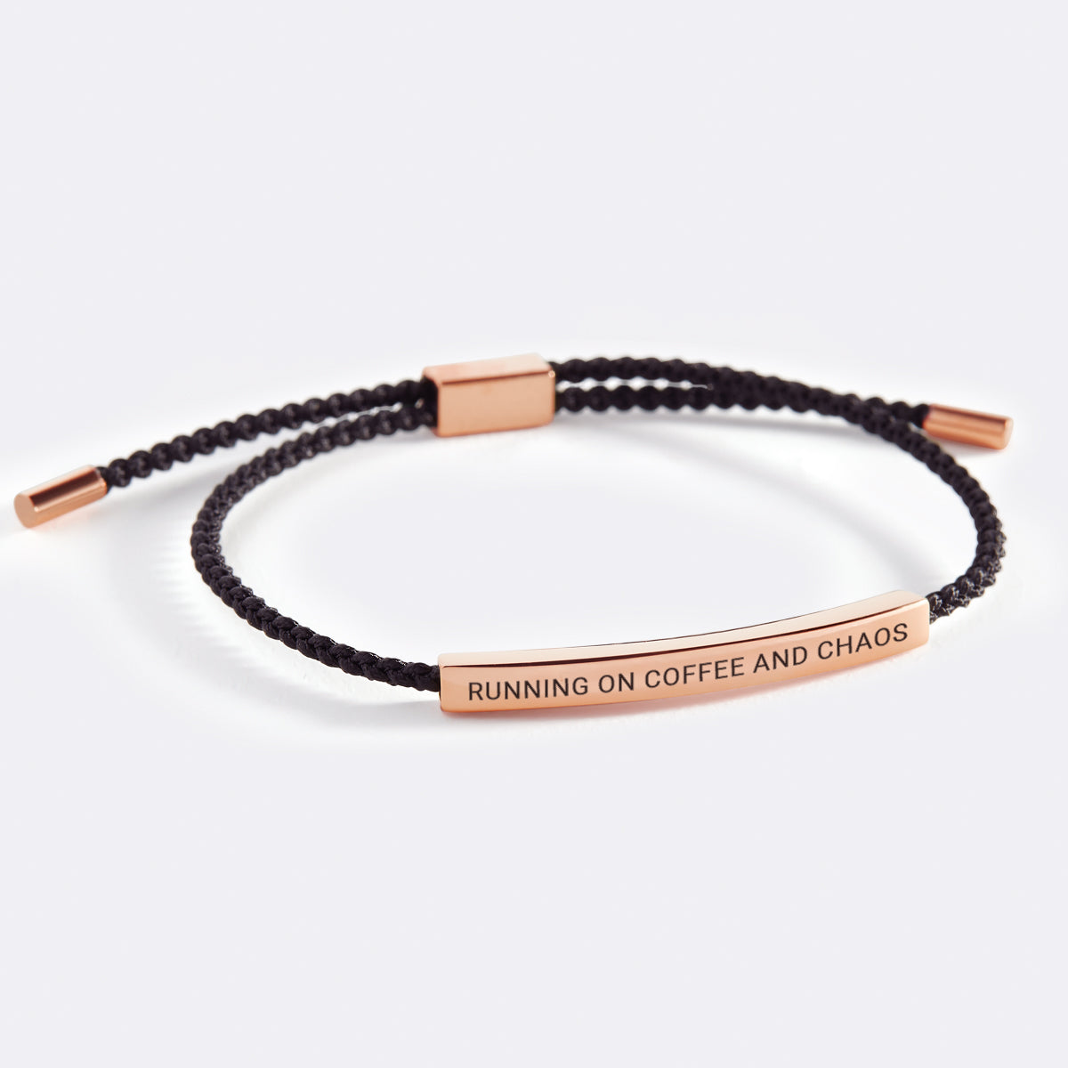 Running on Coffee and Chaos Inspire Bracelet