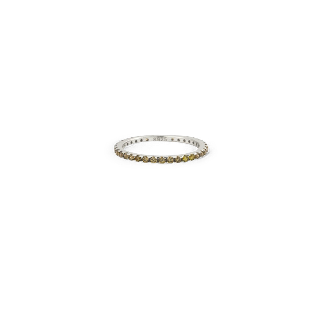 Birthstone Eternity Stacking Ring