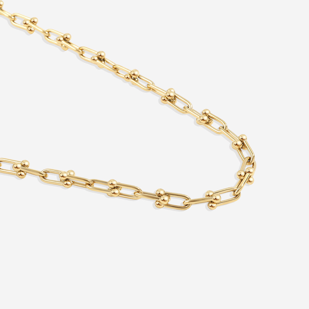 Graduated Link Chain Necklace
