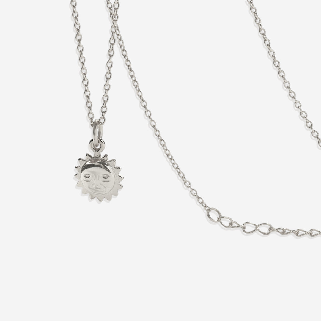 Sun Charm Pendant Necklace