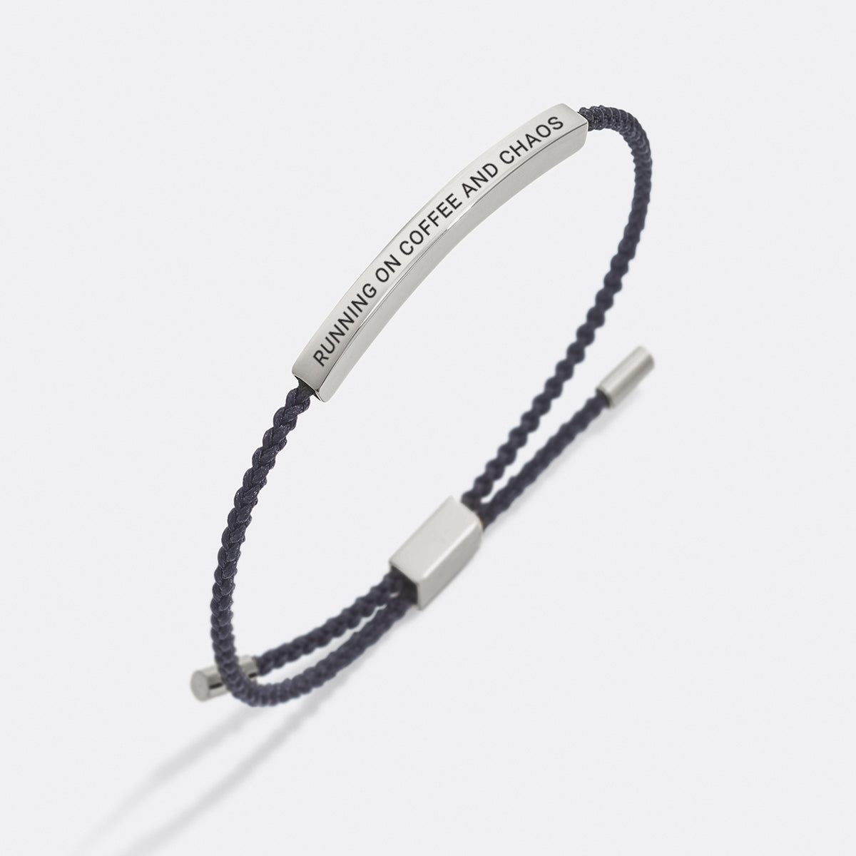 Running on Coffee and Chaos Inspire Bracelet
