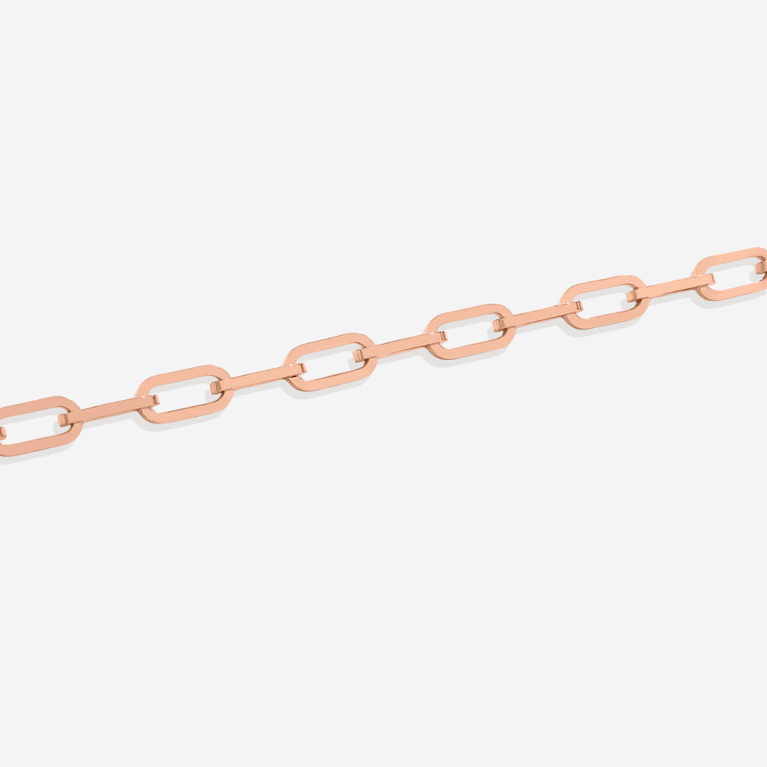 Open Link Paperclip Chain Bracelet
