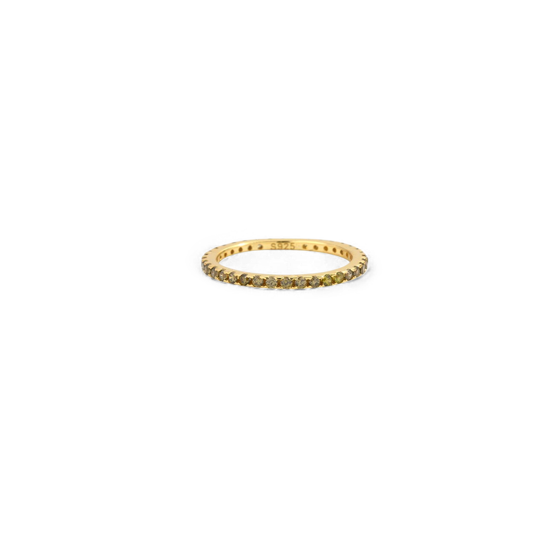 Birthstone Eternity Stacking Ring