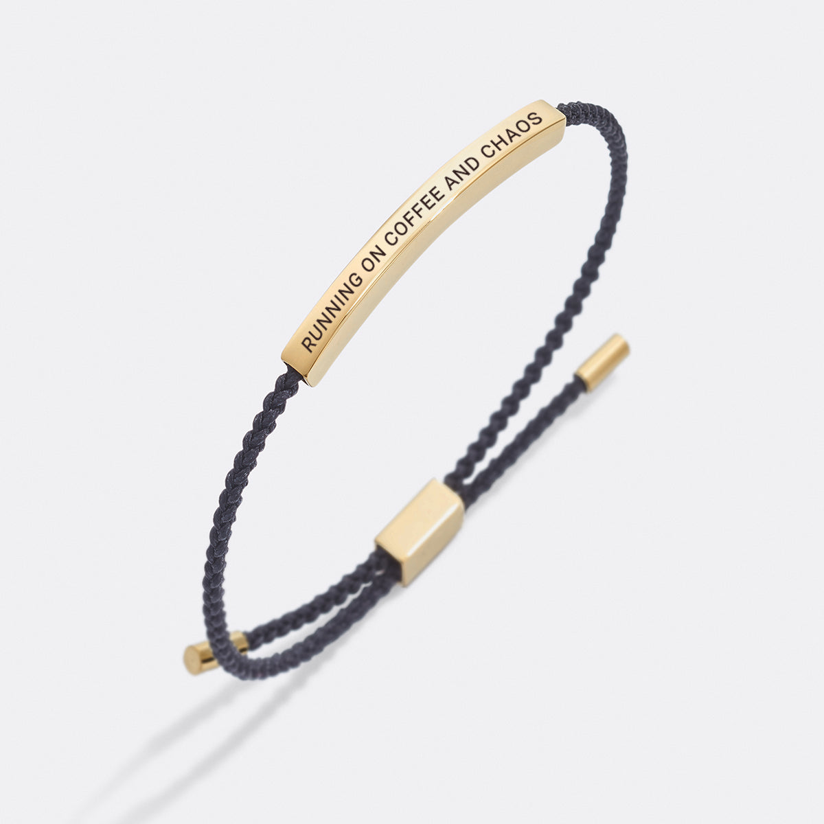 Running on Coffee and Chaos Inspire Bracelet