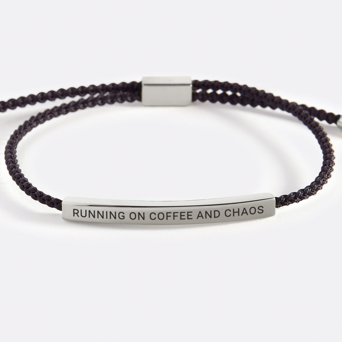 Running on Coffee and Chaos Inspire Bracelet