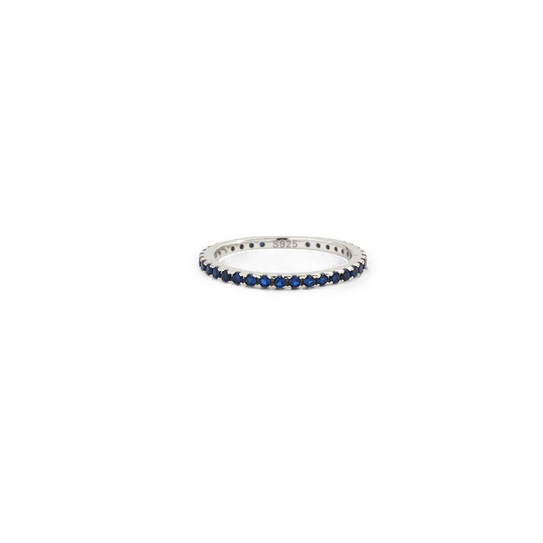 Birthstone Eternity Stacking Ring