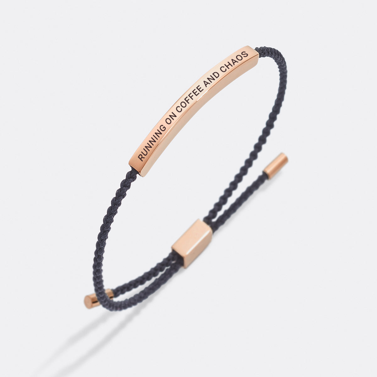 Running on Coffee and Chaos Inspire Bracelet