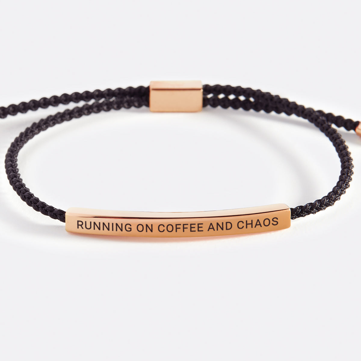 Running on Coffee and Chaos Inspire Bracelet