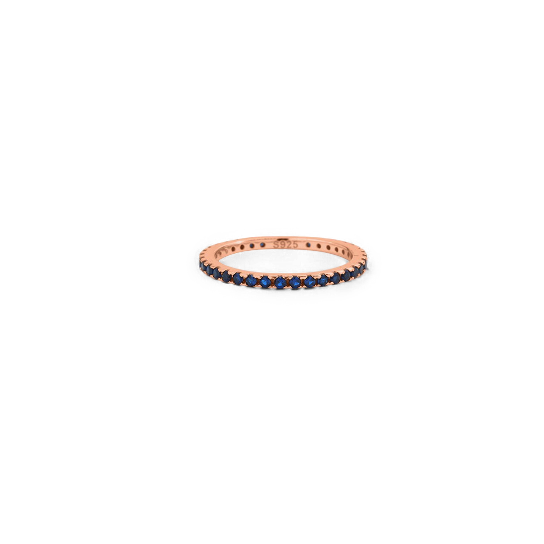 Birthstone Eternity Stacking Ring