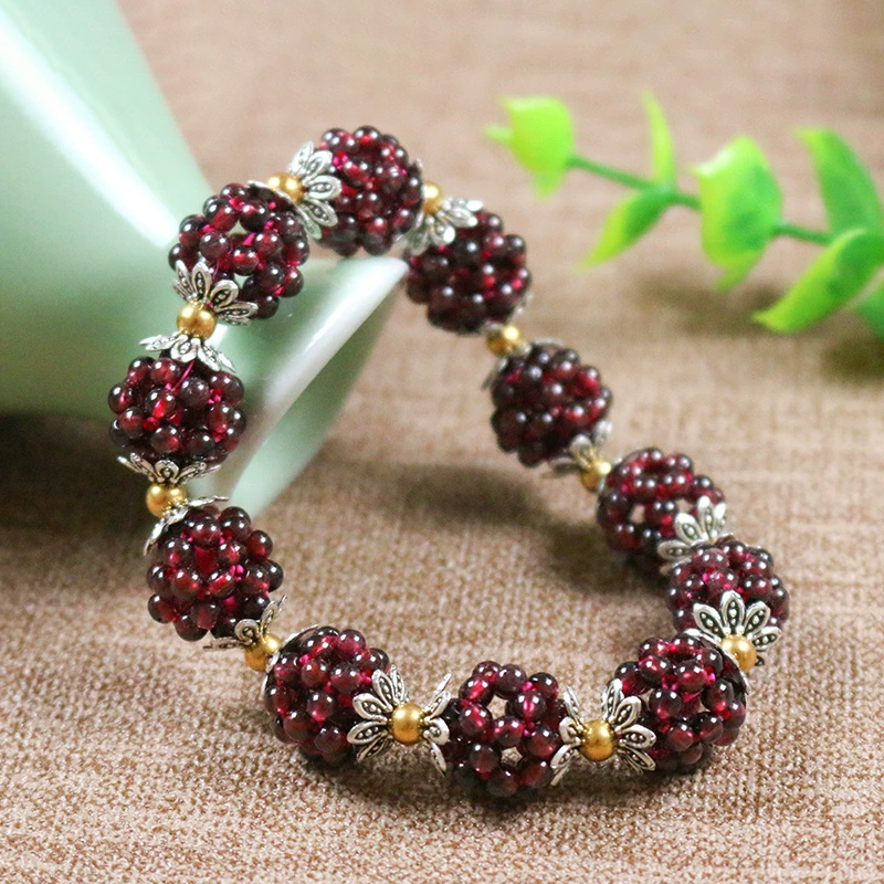 Natural Garnet Healing Bracelet
