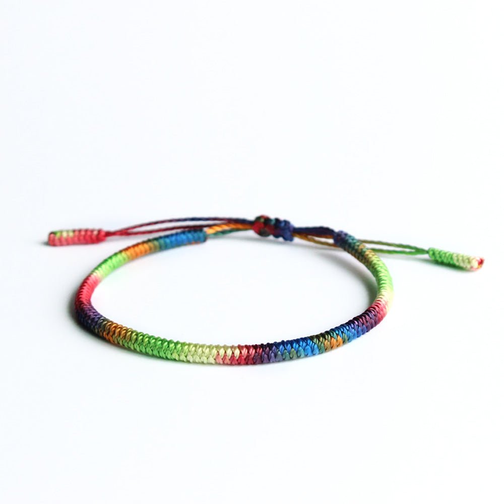 Handbraided 7 Reiki Chakra Energy Meditation Bracelet