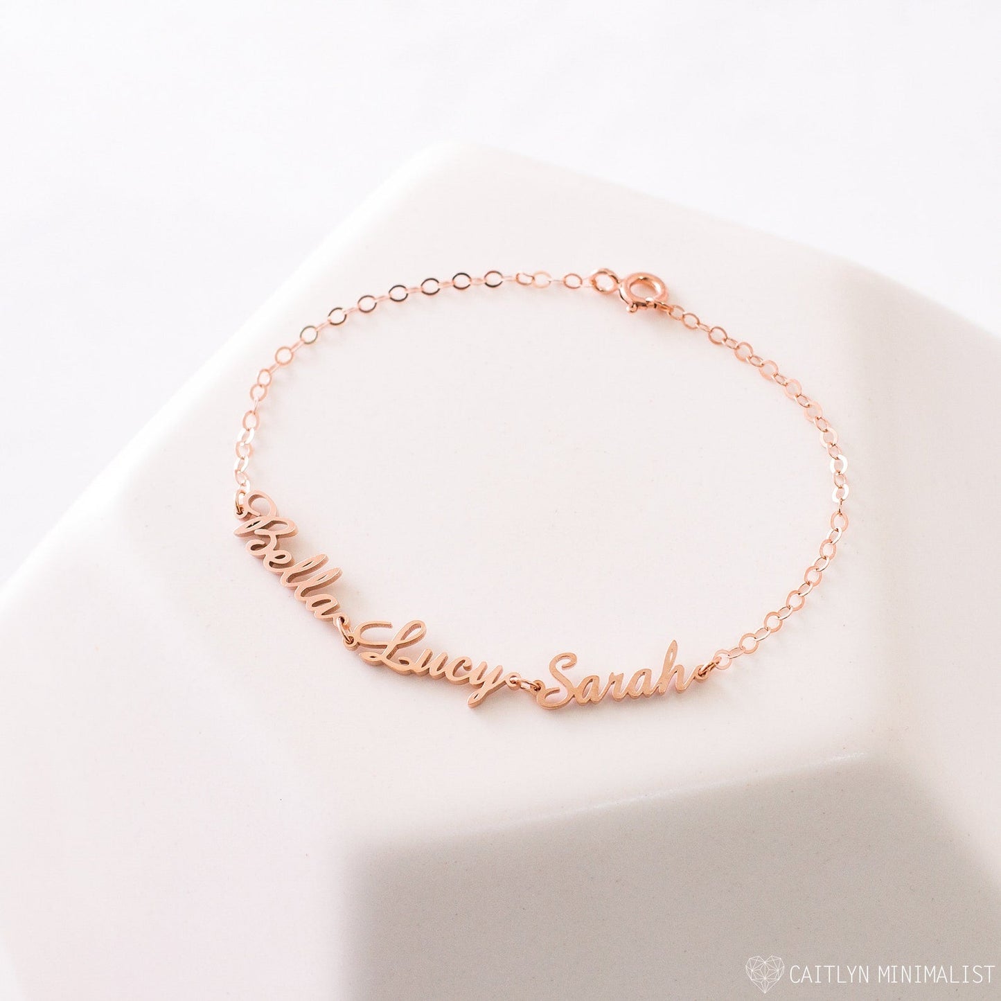 Pulsera clásica con varios nombres